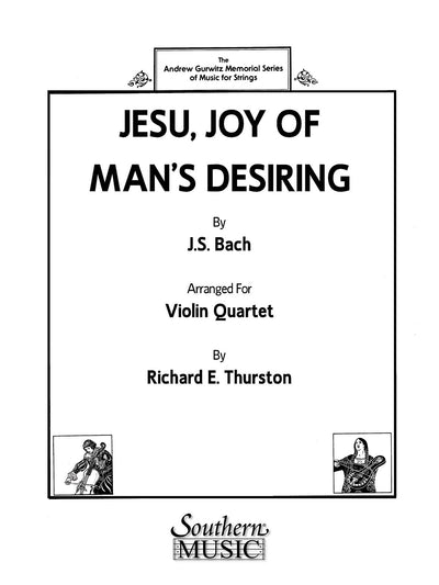 主よ人の望みの喜びよ（ヴァイオリンアンサンブル）／Jesu, Joy of Man's Desiring (Violin Quartet)