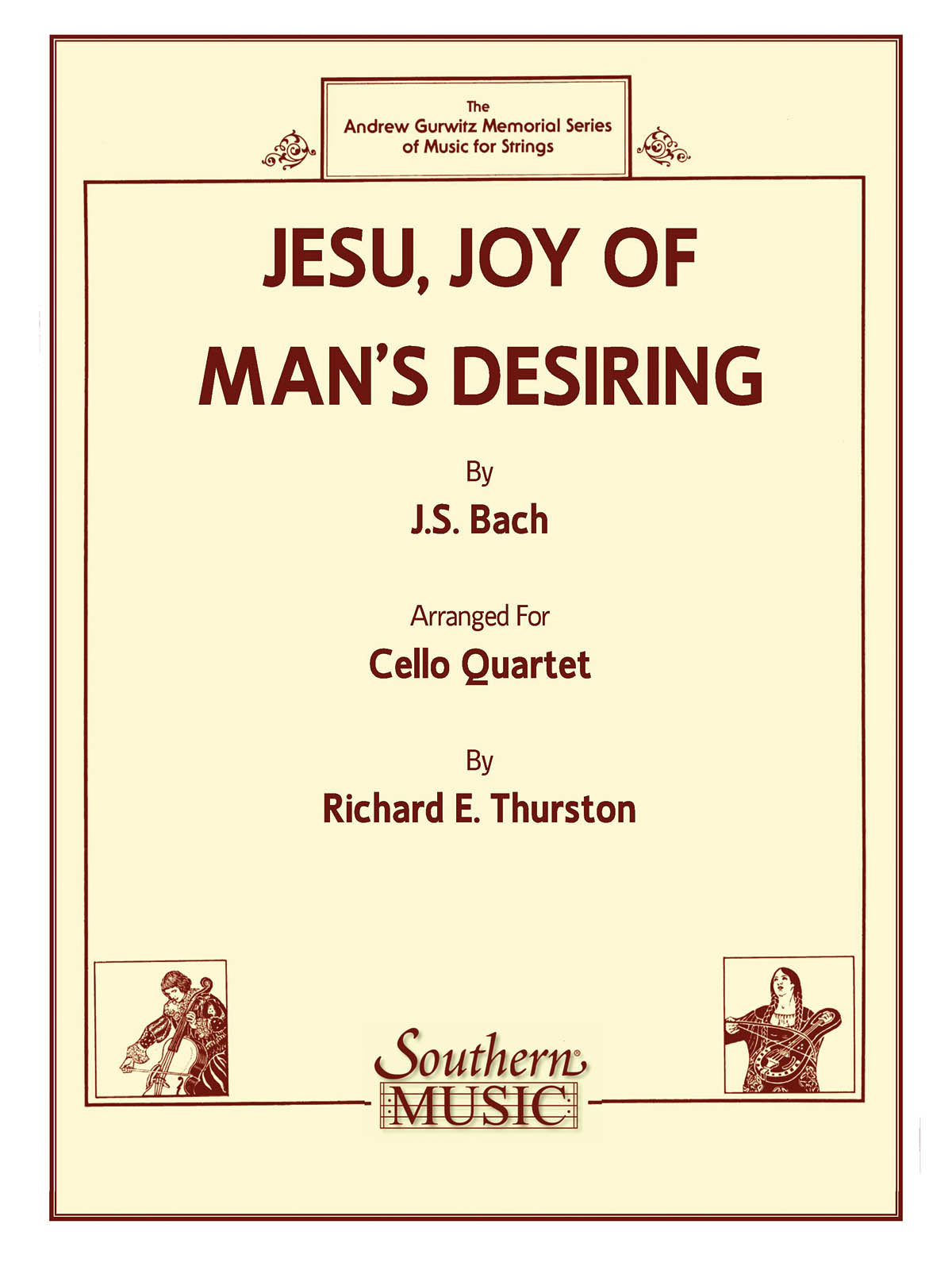 主よ人の望みの喜びを／Jesu, Joy of Man's Desiring (Cello Qartet)