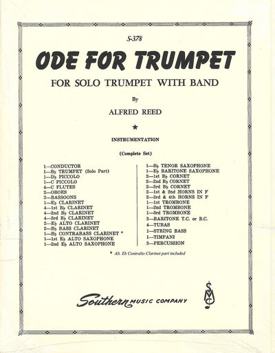 トランペットのための頌歌（Trumpet & Band）／Ode for Trumpet