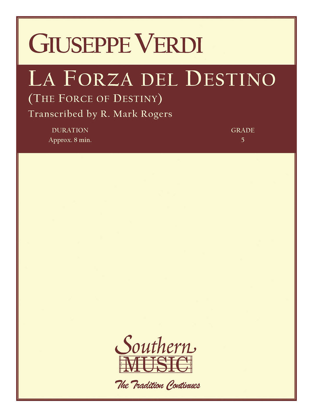 歌劇「運命の力」序曲／La Forza del Destino – ウィンズスコア