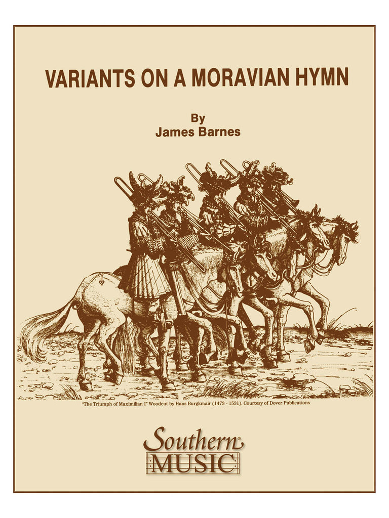 モラビアの賛美歌による変奏曲／Variants on a Moravian Hymn - James