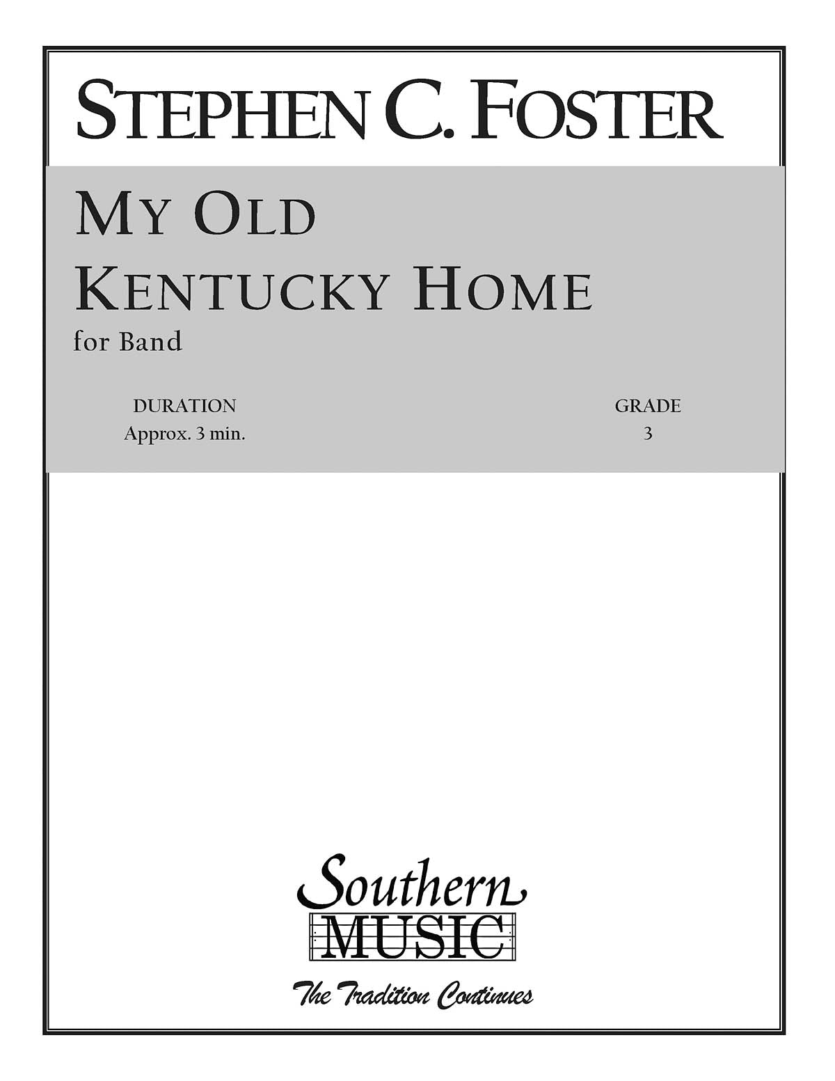 ケンタッキーの我が家／My Old Kentucky Home