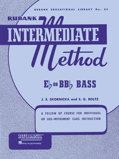 ルバンク中級 テューバ教本（チューバ）／Rubank Intermediate Method - Eb/Bb Bass