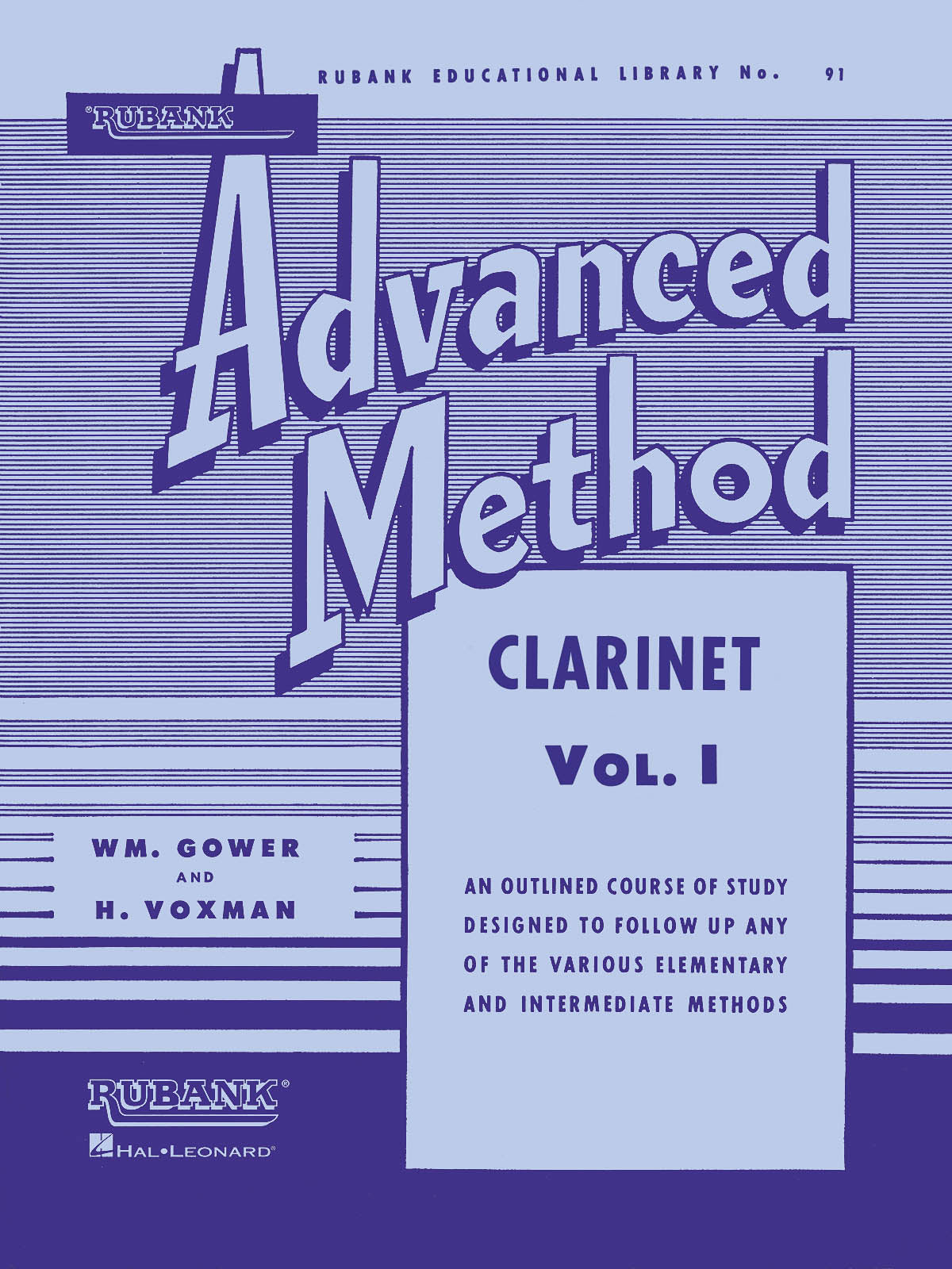 ルバンク上級 クラリネット教本 第1巻（クラリネット）／Rubank Advanced Method - Clarinet Vol.1