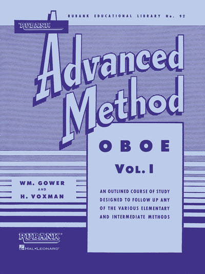 ルバンク上級 オーボエ教本 第1巻／Rubank Advanced Method - Oboe Vol.1