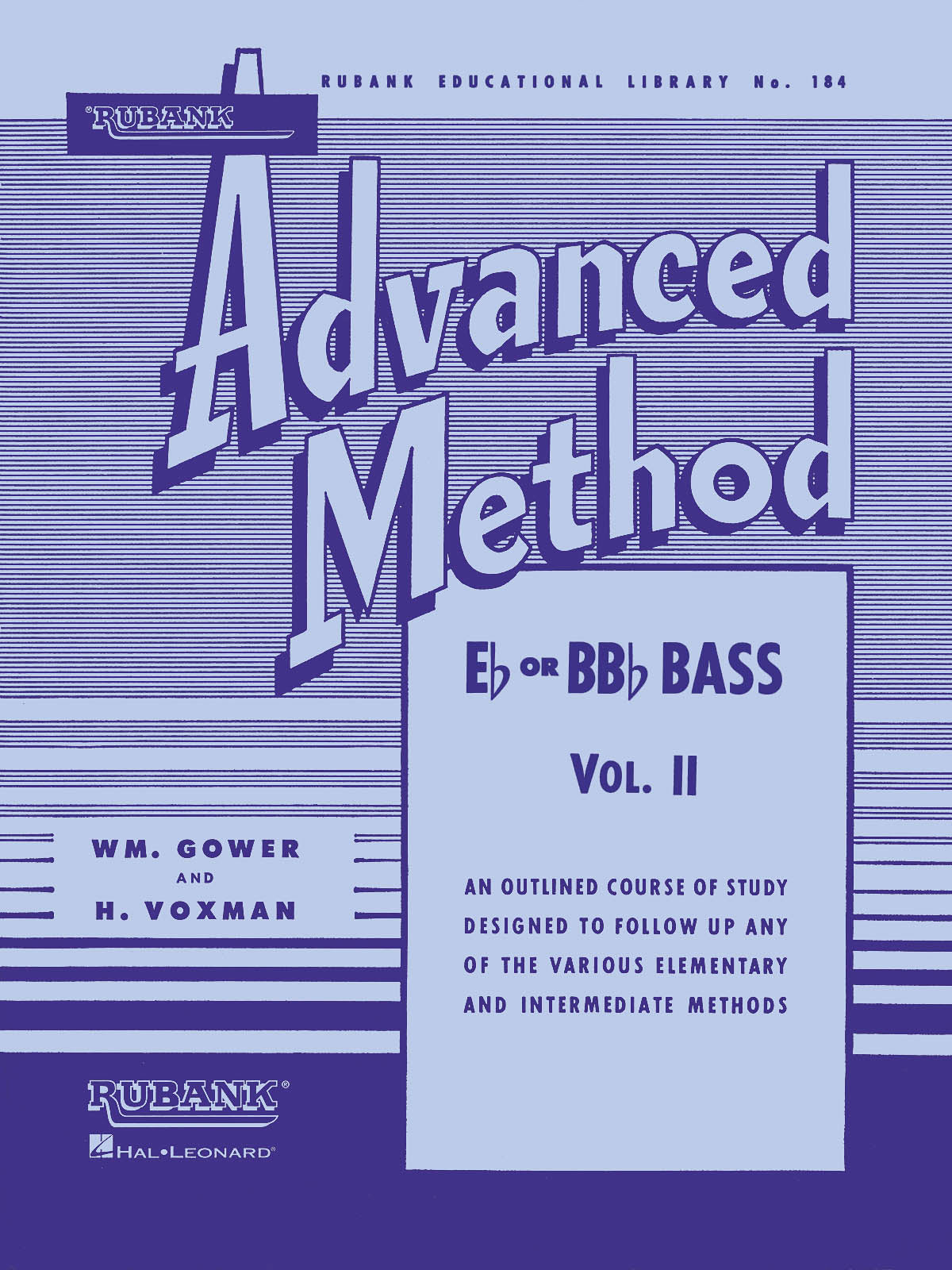 ルバンク上級 テューバ教本 第2巻（チューバ）／Rubank Advanced Method - Eb/BBb Bass Vol.2