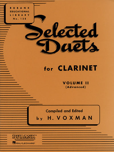 クラリネット2重奏曲集 第2巻（クラリネットデュエット）／Selected Duets Clarinet Vol. 2