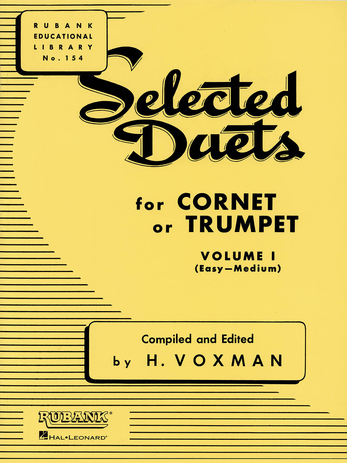 トランペット2重奏曲集 第1巻（トランペットデュエット）／Selected Duets Cornet or Trumpet Vol.1 - Easy to Medium