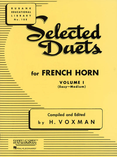 ホルン2重奏曲集 第1巻（ホルンデュエット）／Selected Duets French Horn Vol.1 (Easy-Medium)