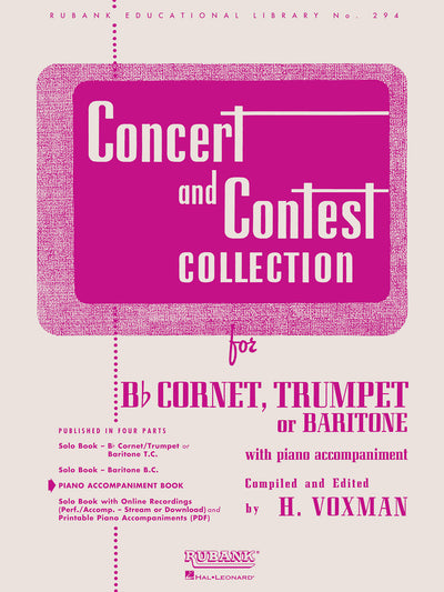 コンサート・コンクール曲集（金管3重奏）／Concert and Contest Collection - Trumpet (Piano)