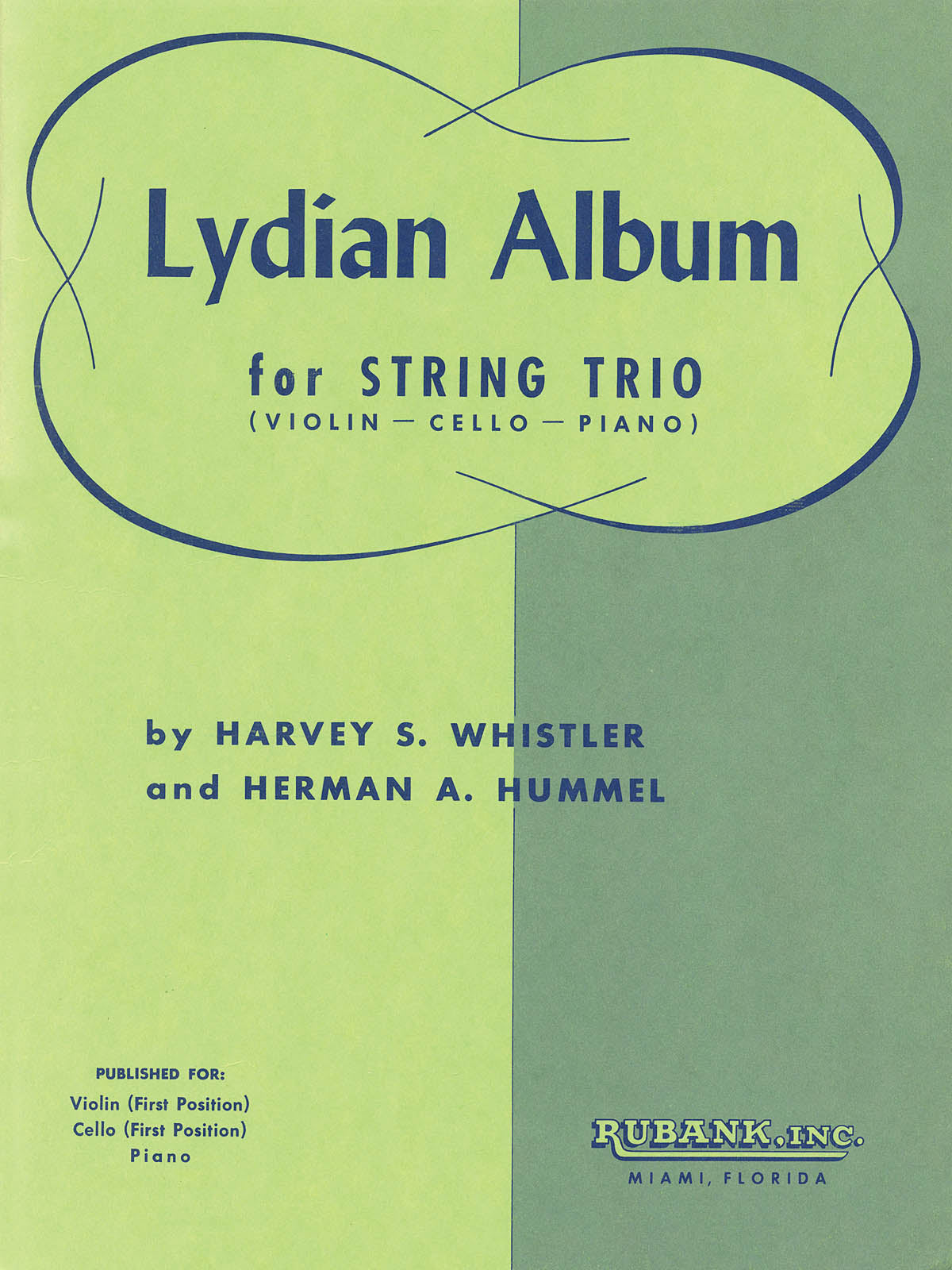 ピアノトリオのためのリディアン・アルバム／Lydian Album (Violin, Cello and Piano)