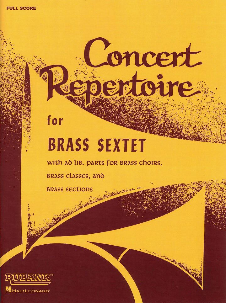 金管6重奏のためのコンサート・レパートリー／Concert Repertoire for