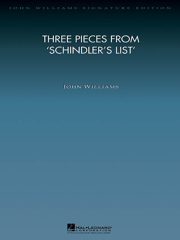 シンドラーのリスト オーケストラパートセット／Three Pieces from Schindler's List (Violin and Orchestra Score and Parts)