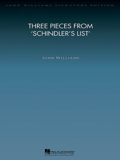 シンドラーのリスト オーケストラパートセット／Three Pieces from Schindler's List (Violin and Orchestra Score and Parts)