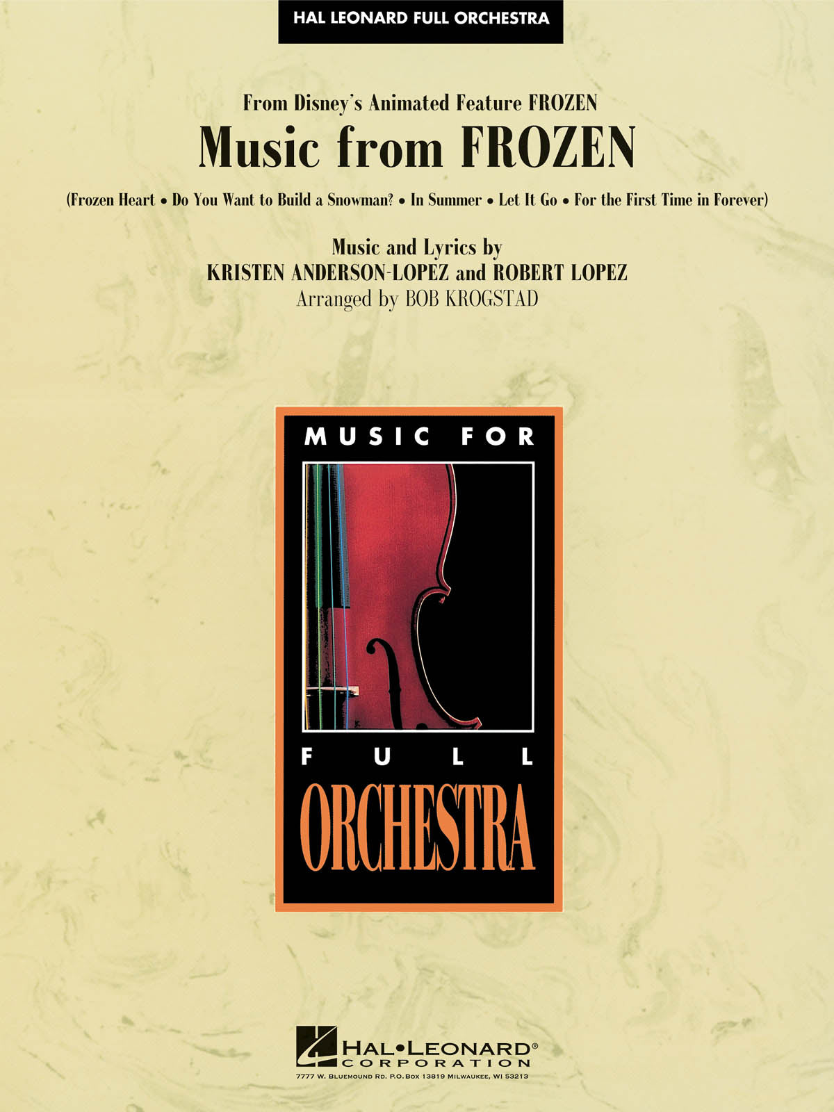 「アナと雪の女王」メドレー／Music from Frozen (Orch)