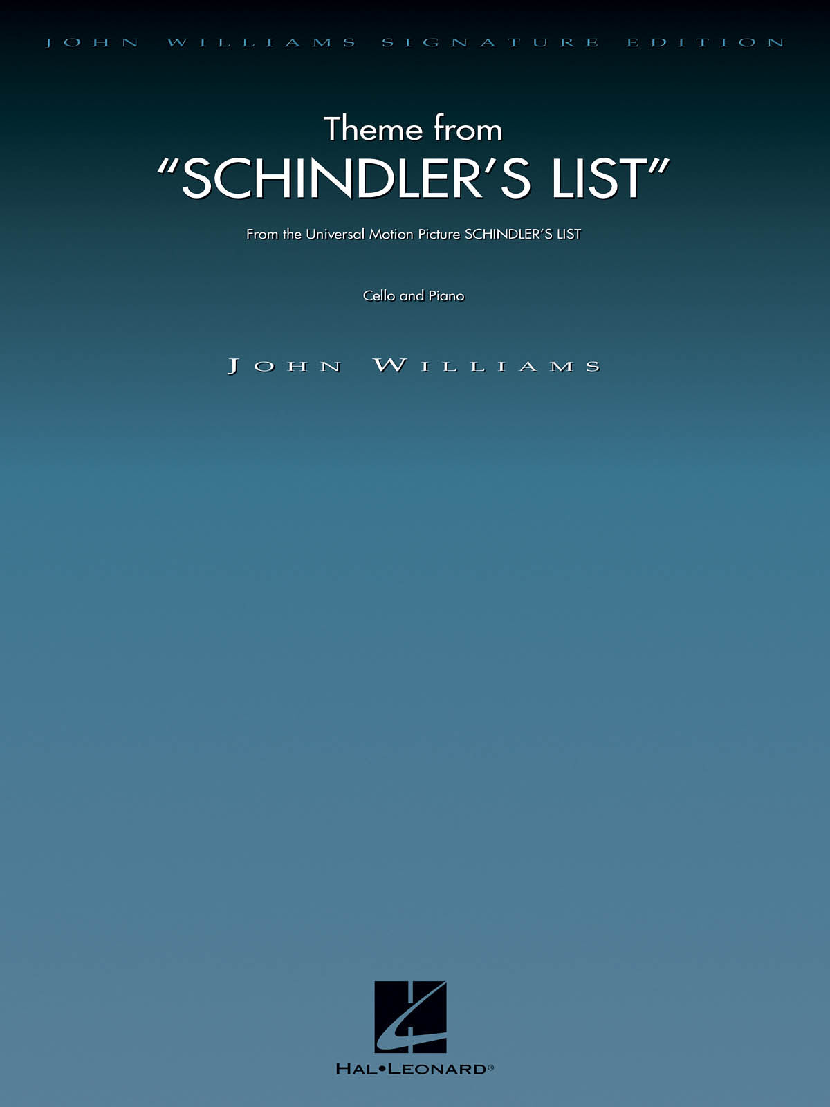 シンドラーのリストのテーマ（チェロソロ）／Theme from Schindler's List (Cello & Piano)