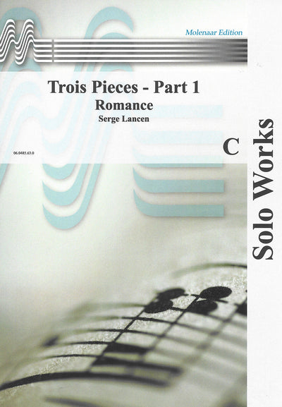 3つの小品 第1番 「ロマンス」（クラリネットソロ）／Trois Pieces Part 1: Romance (Clarinet & Piano)