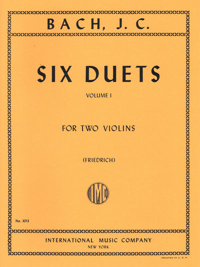 6つの2重奏曲 第1巻 No. 1-3（ヴァイオリンデュエット）／6 Duets Volume I