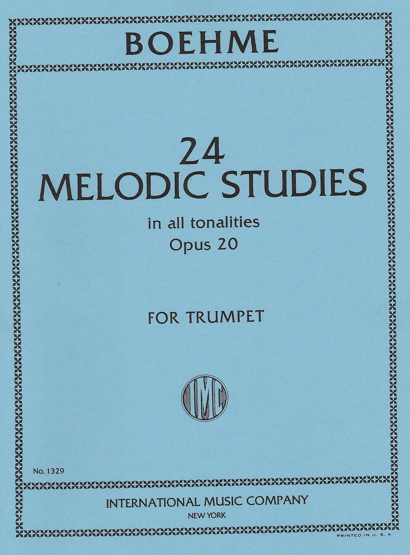 24の旋律的練習曲 Op.20（全ての長・短調による）（トランペット）／24 Melodic Studies Opus 20