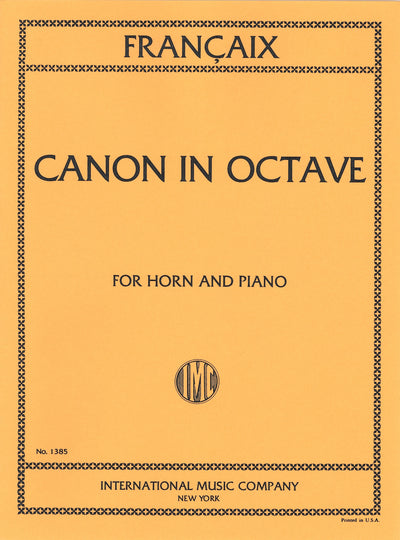 オクターヴのカノン（ホルンソロ）／Canon in Octave (Horn & Piano)