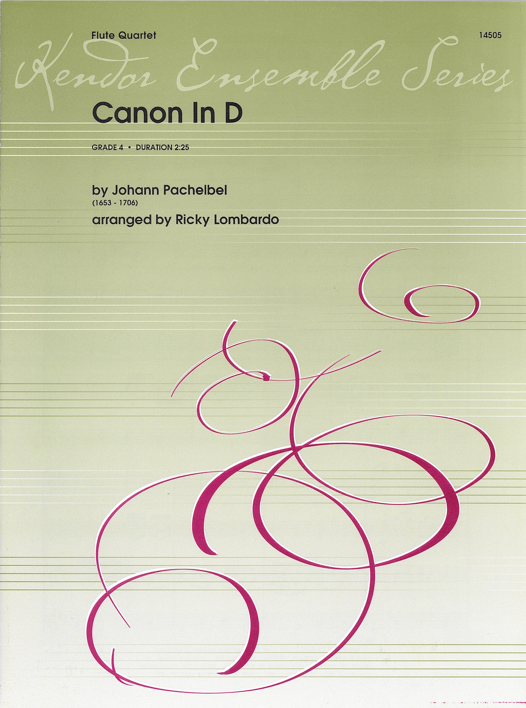 カノン（フルート4重奏）／Canon in D (Flute Quartet) – ウィンズスコア