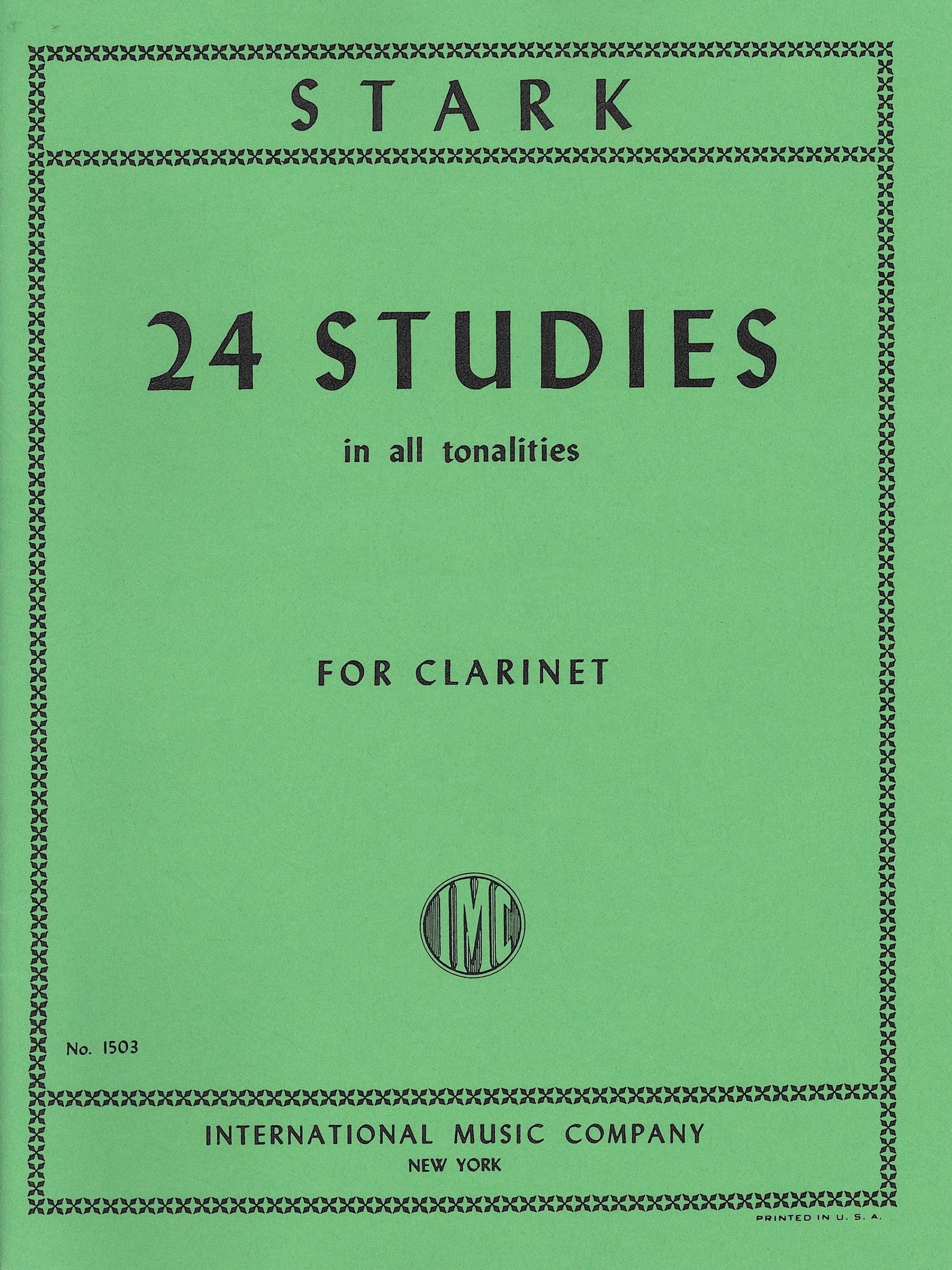 すべての調性による24の練習曲 Op.51（クラリネット）／24 Studies in all Tonalities Op. 51 (Clarinet)