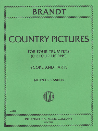 カントリー・ピクチャーズ（トランペット4重奏）／Country Pictures (Trumpet or Horn Quartet)