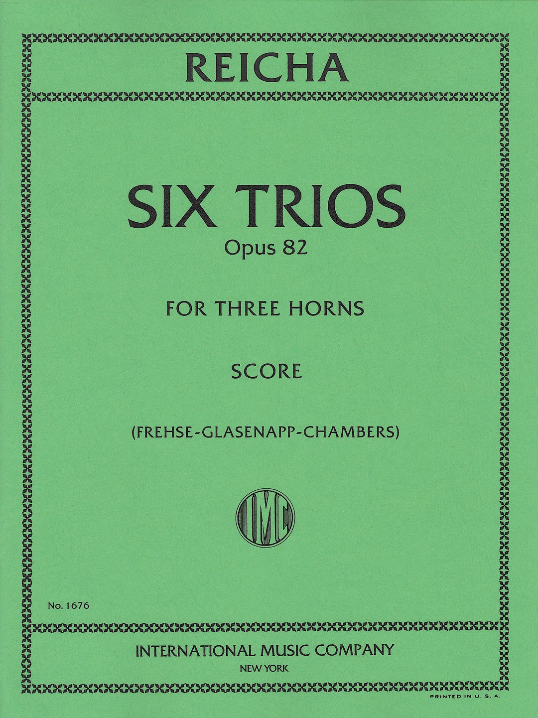 6つのトリオ Op.82（ホルン3重奏）／Six Trios Opus 82 – ウィンズスコア