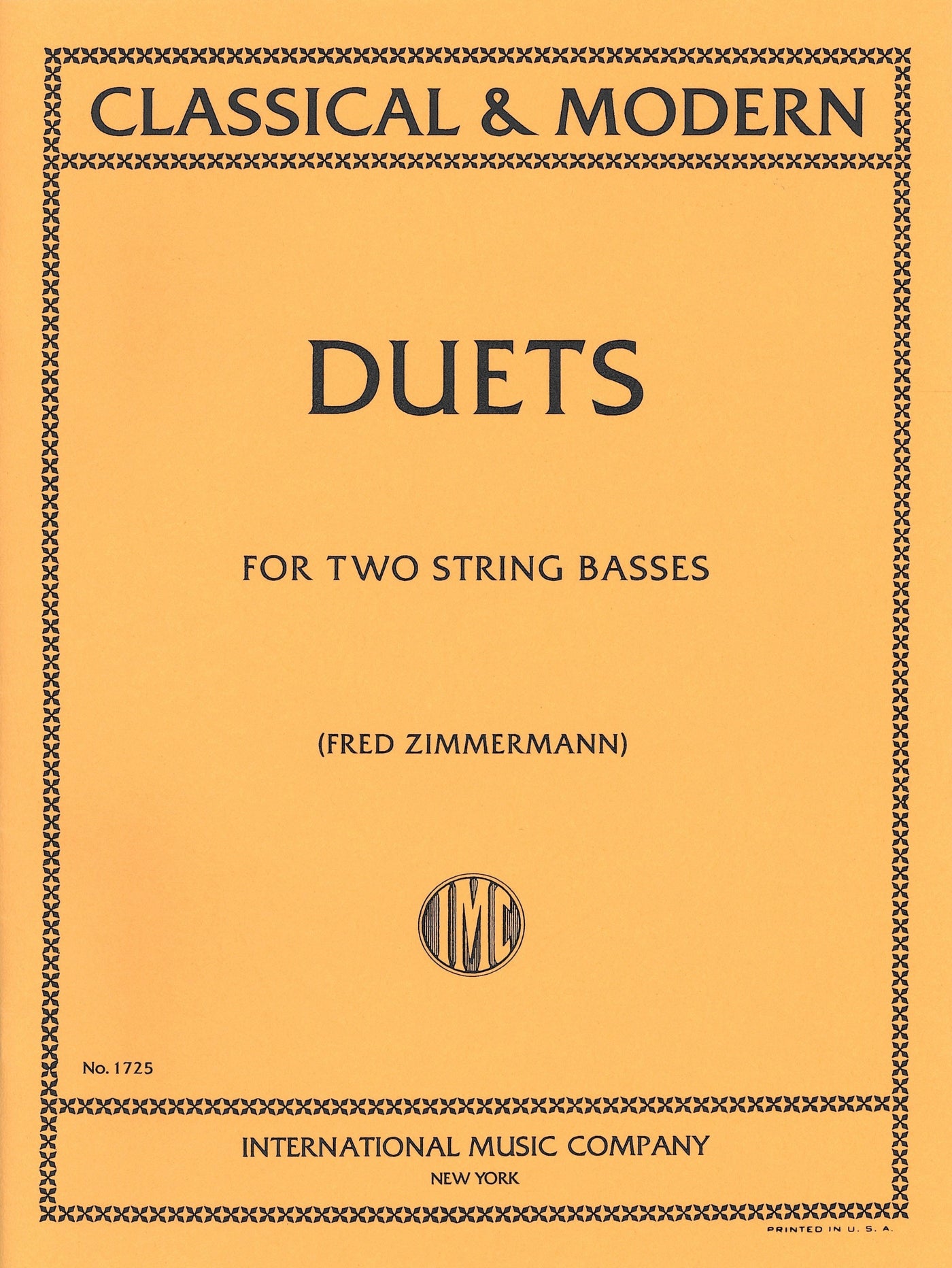 24の2重奏曲集（コントラバスデュエット）／24 Classical & Modern Duets (String Bass Duet)