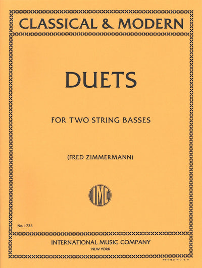 24の2重奏曲集（コントラバスデュエット）／24 Classical & Modern Duets (String Bass Duet)