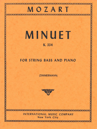 メヌエット K. 334（コントラバスソロ）／Minuet K. 334 (String Bass & Piano)