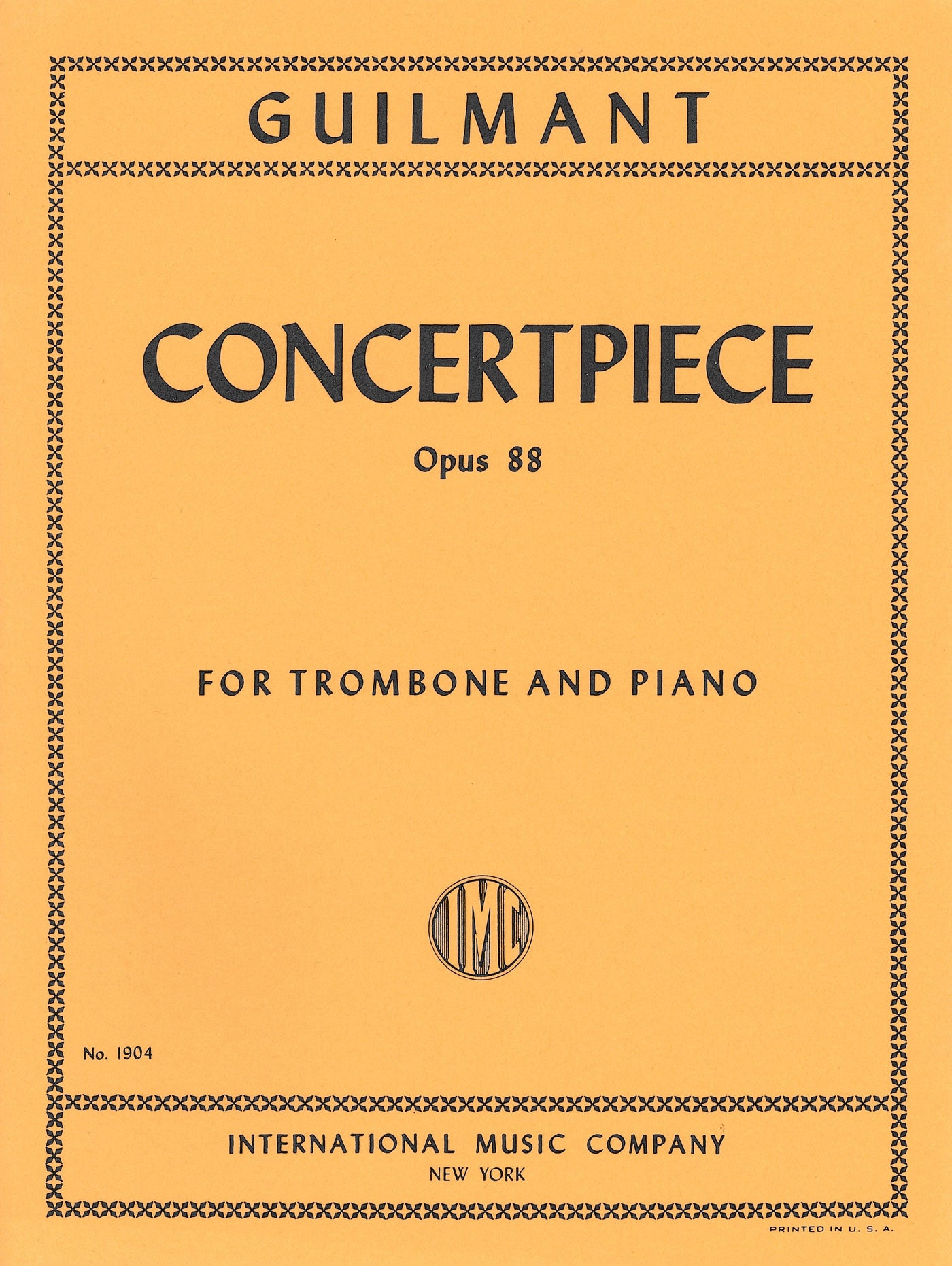 演奏会用小品 Op.88  交響的小品 （トロンボーンソロ）／Concertpiece Op. 88