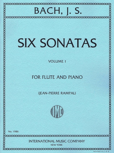 6つのフルート・ソナタ集 第1巻（フルートソロ）／6 Sonatas Volume I