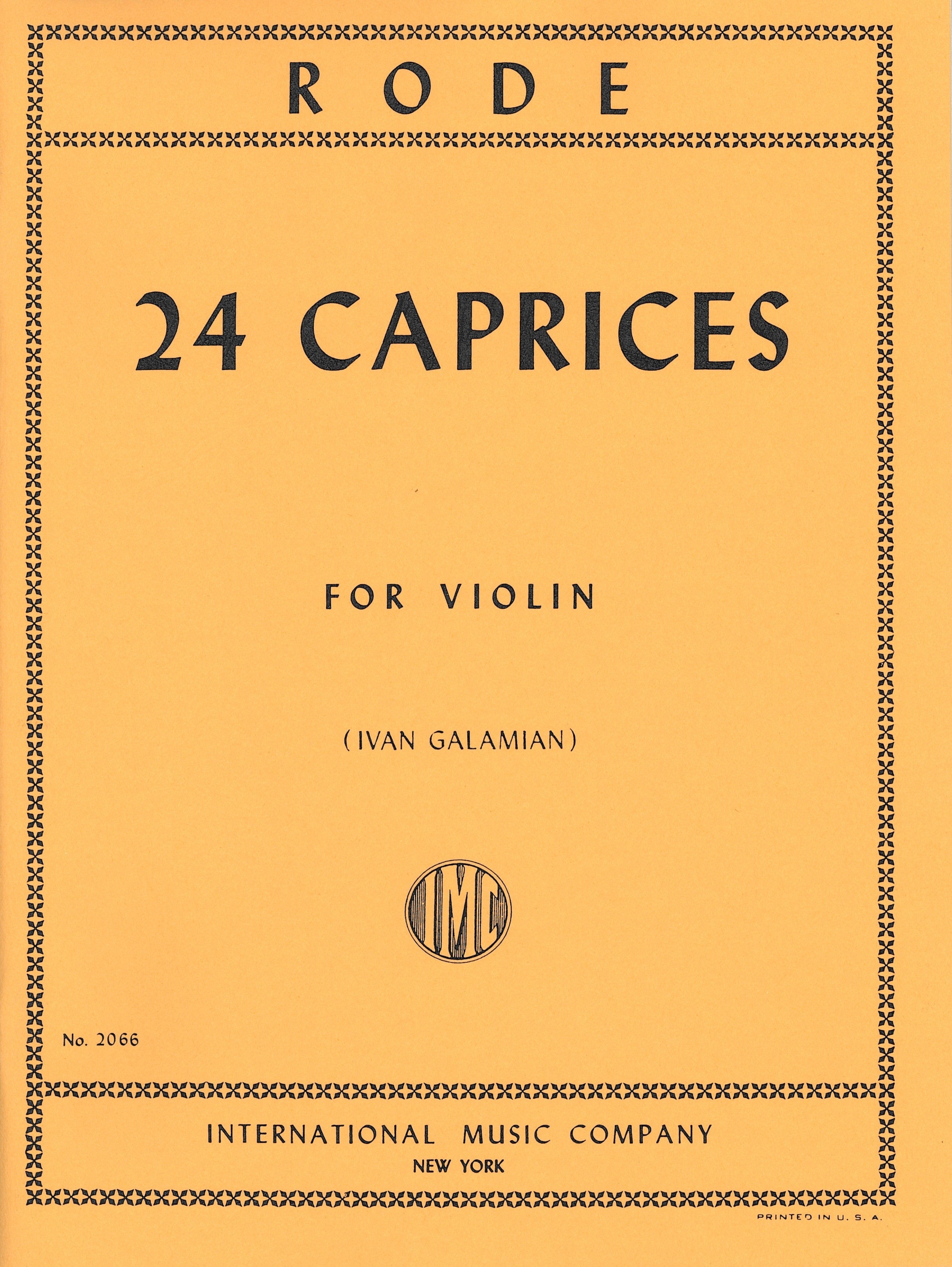 Rode 24 Caprices ローデカプリース24 バイオリン P.Rode 24 Caprices for Violin No.16 b-moll - YouTube