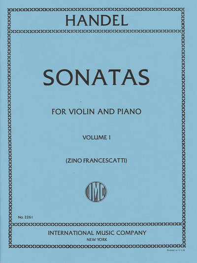 6つのヴァイオリン・ソナタ集 第1巻（ヴァイオリンソロ）／Six Sonatas Volume I (Violin & Piano)