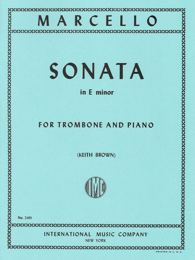 ソナタ ホ短調（トロンボーンソロ）／Sonata in E minor (Trombone & Piano)