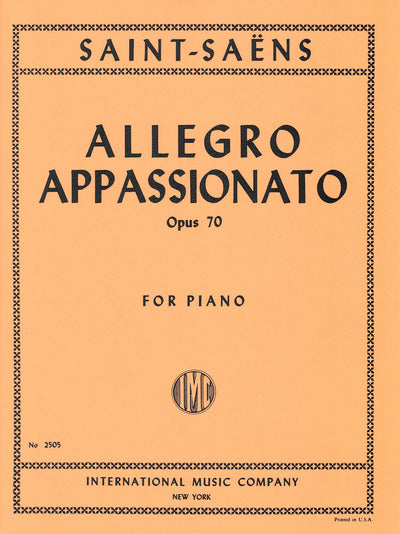 アレグロ・アパッショナート Op.70（ピアノソロ）／Allegro Appassionato Opus 70 (Piano)