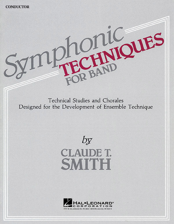 Symphonic Techniques for Band (Conductor Score)