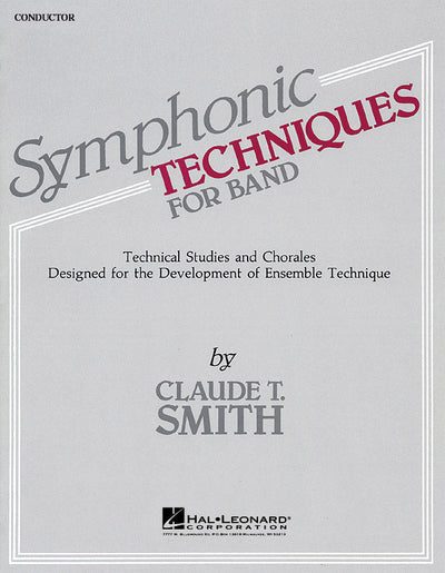 Symphonic Techniques for Band (Conductor Score)