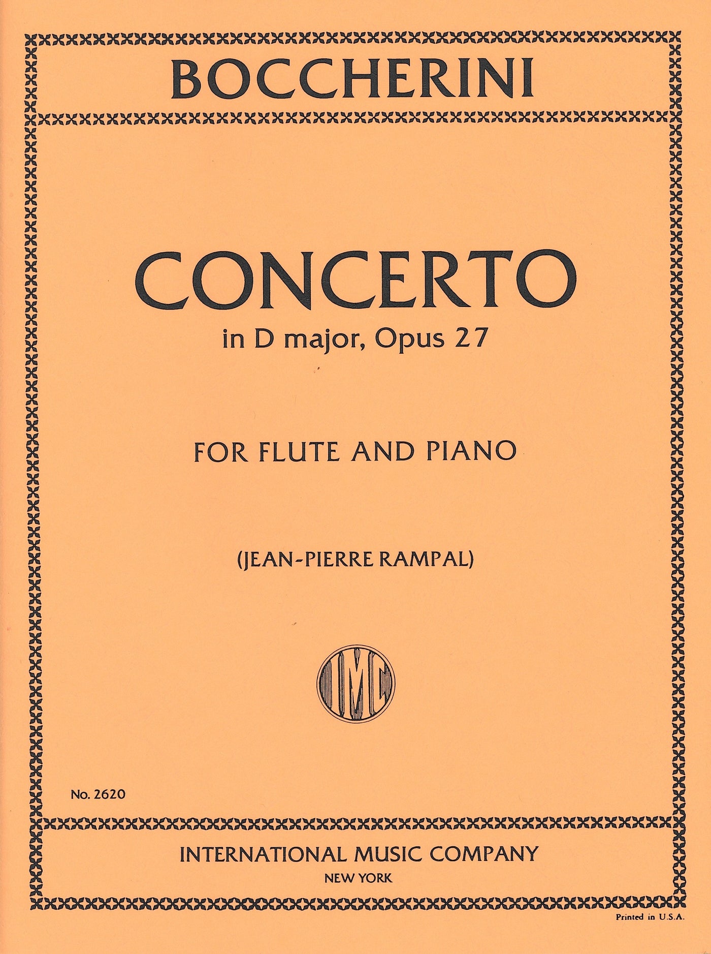 フルート協奏曲 ニ長調 Op.27（フルートソロ）／Flute Concerto in D Major Opus 27