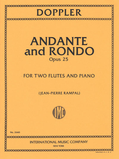 アンダンテとロンド Op.25（フルートデュエット）／Andante and Rondo Opus 25