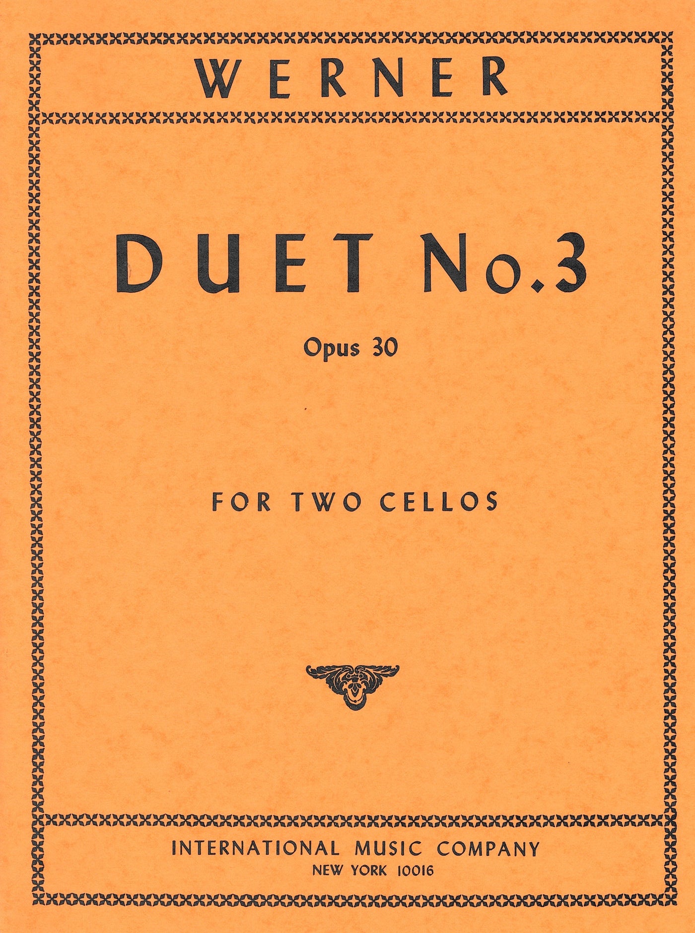 2重奏曲 第3番 Op.30（チェロデュエット）／Duet No. 3 Opus 30 (Cello Duet)