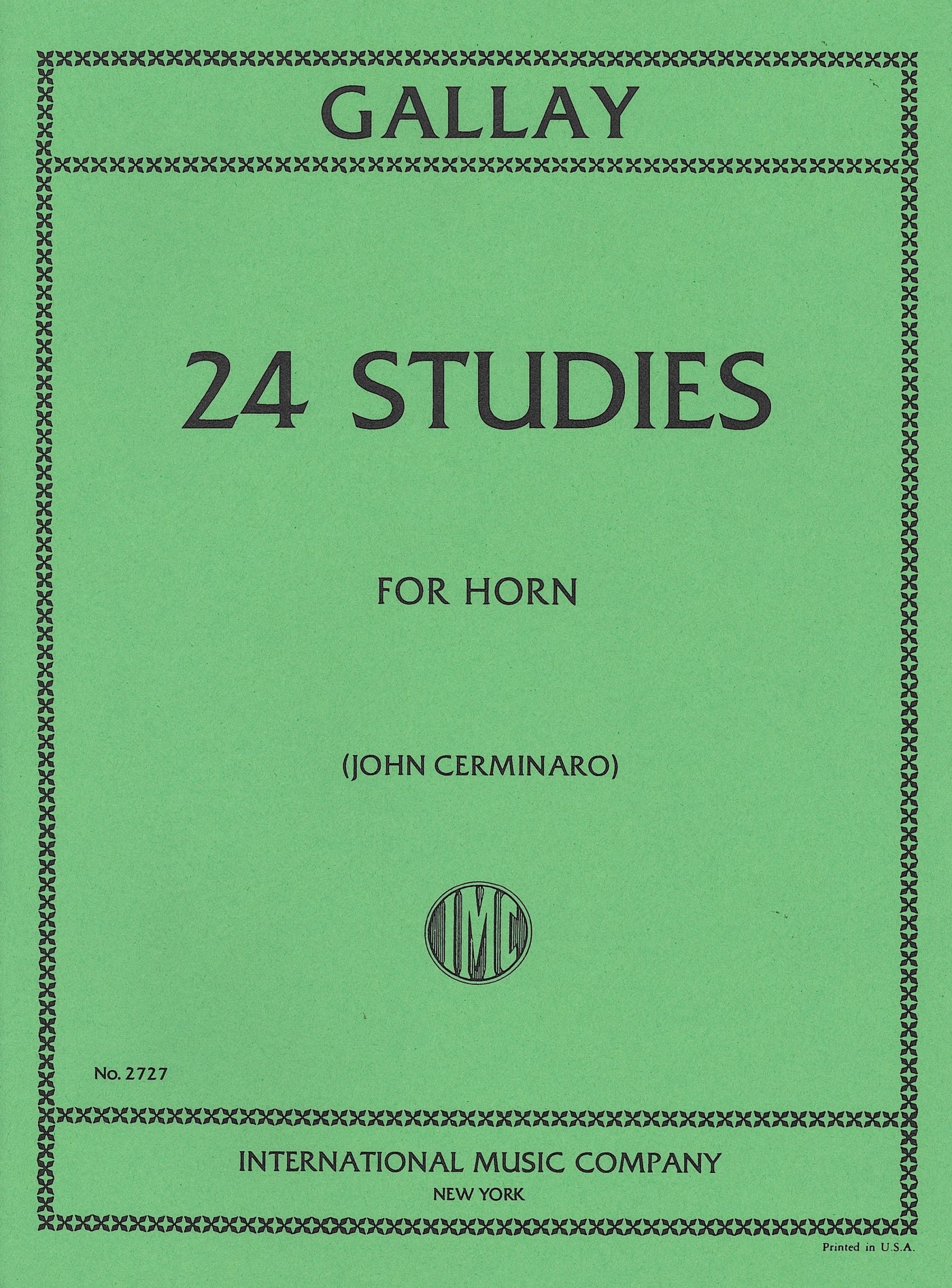 24の練習曲（ホルン）／24 Studies