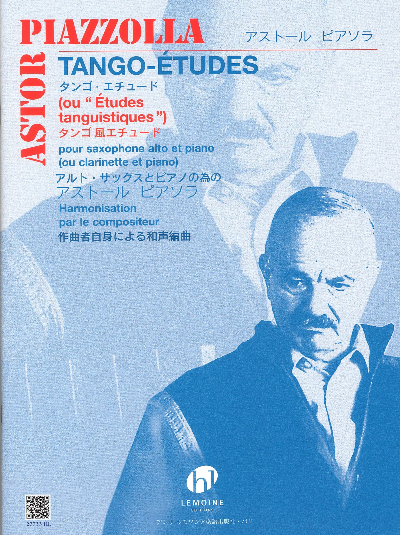 タンゴ・エチュード（タンゴ風エチュード）（アルトサックス）／6 Tango - Etudes (A.Sax/Clarinet & Piano)