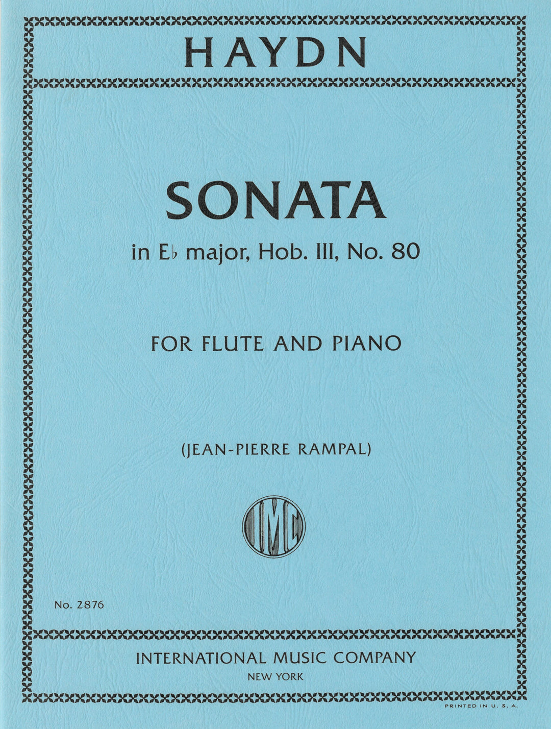 フルート・ソナタ 変ホ長調（弦楽4重奏Op.76-6, Hob.III.80による