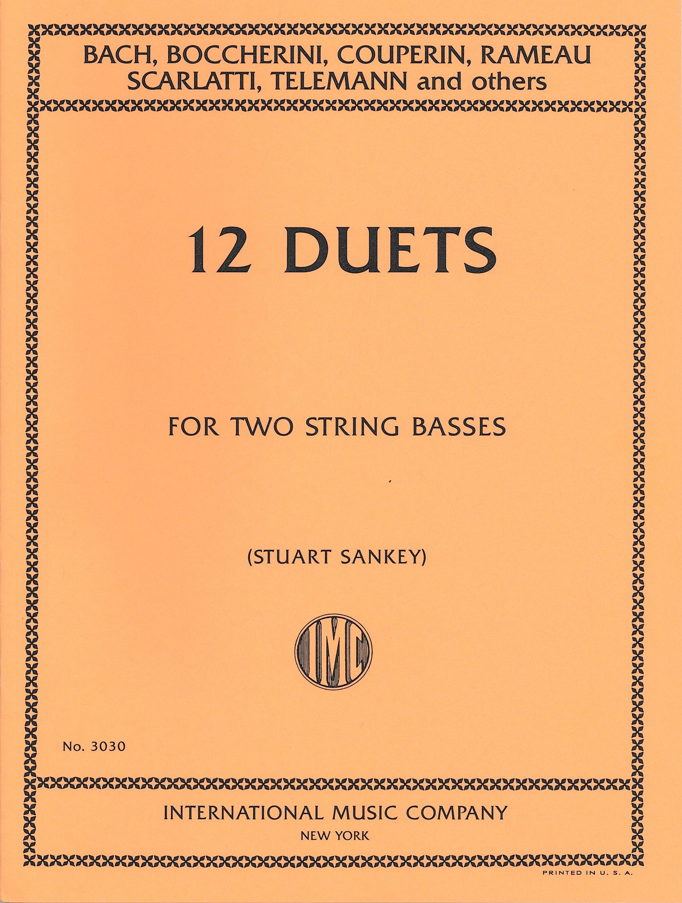 12の2重奏曲集（コントラバスデュエット）／12 Duets (String Bass Duet)