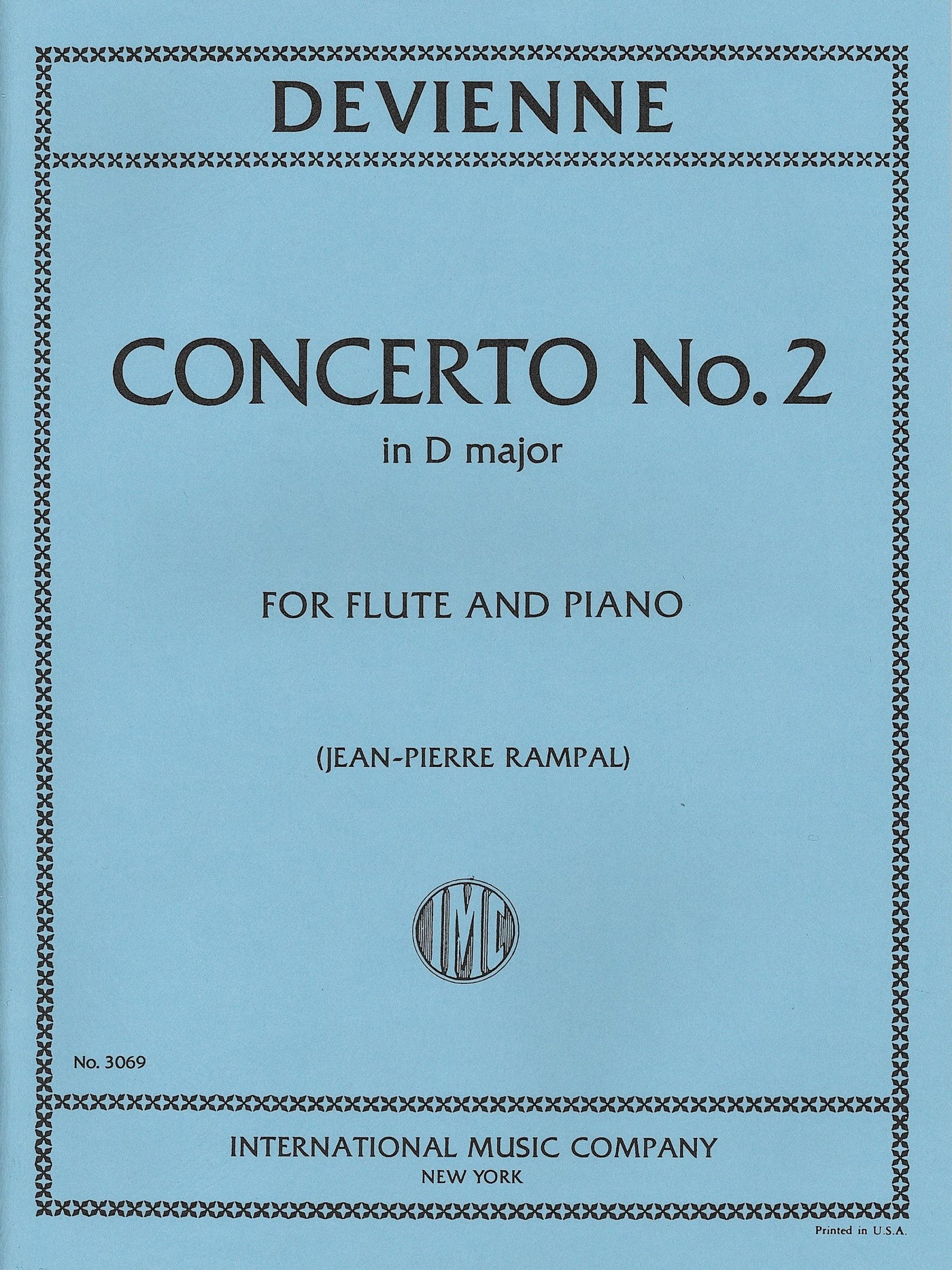 フルート協奏曲 第2番 ニ長調（フルートソロ）／Flute Concerto No. 2 in D Major (Devienne)