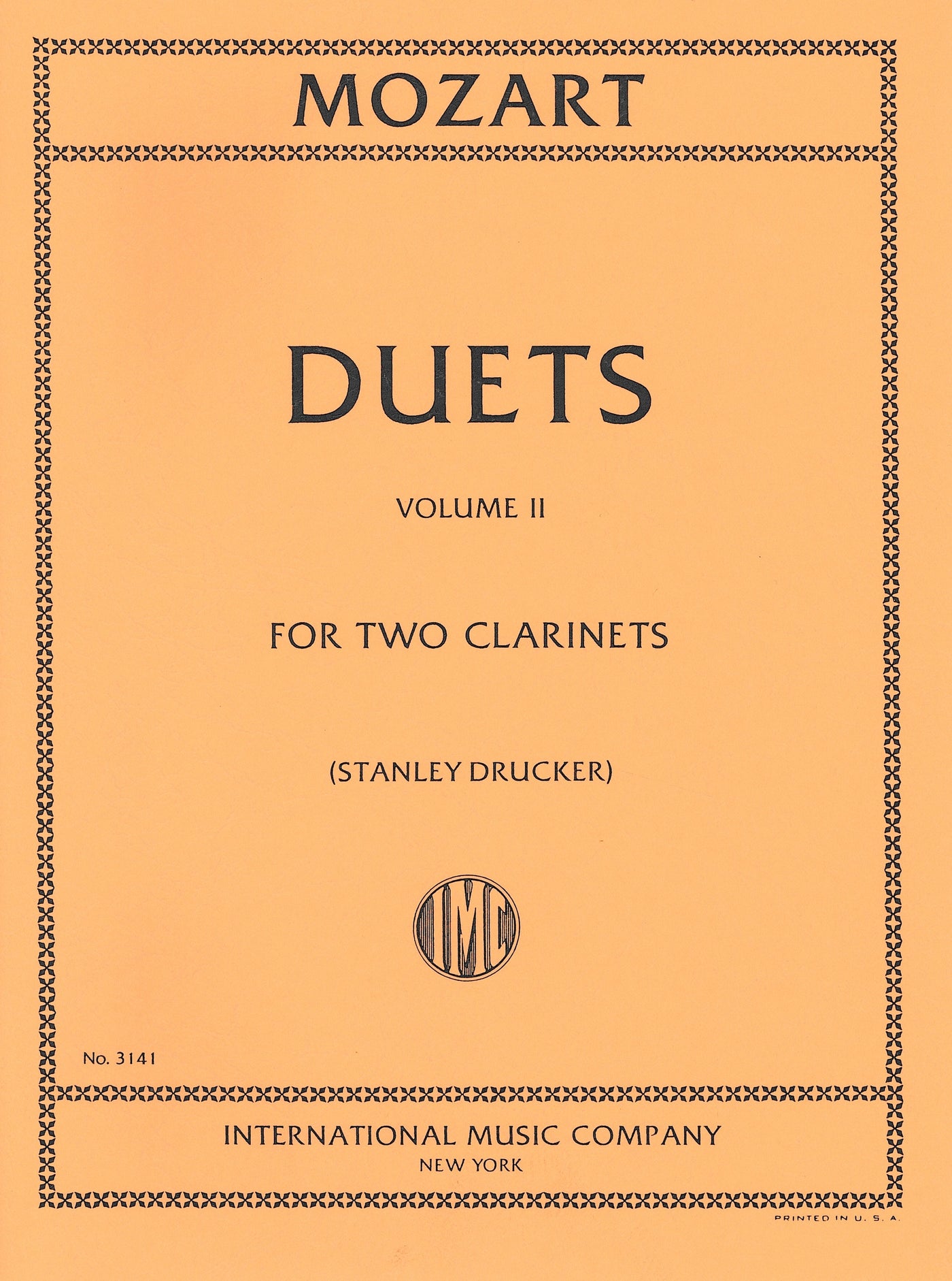 6つの2重奏曲 第2巻（クラリネットデュエット）／6 Duets Volume II (Clarinet Duet)