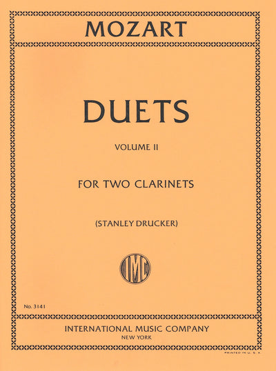 6つの2重奏曲 第2巻（クラリネットデュエット）／6 Duets Volume II (Clarinet Duet)