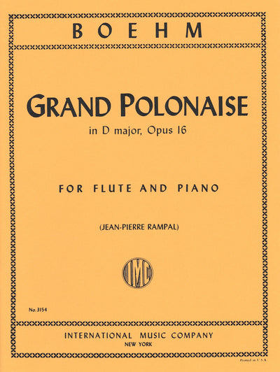 グランド・ポロネーズ ニ長調 Op.16（フルートソロ）／Grande Polonaise in D Major Opus 16